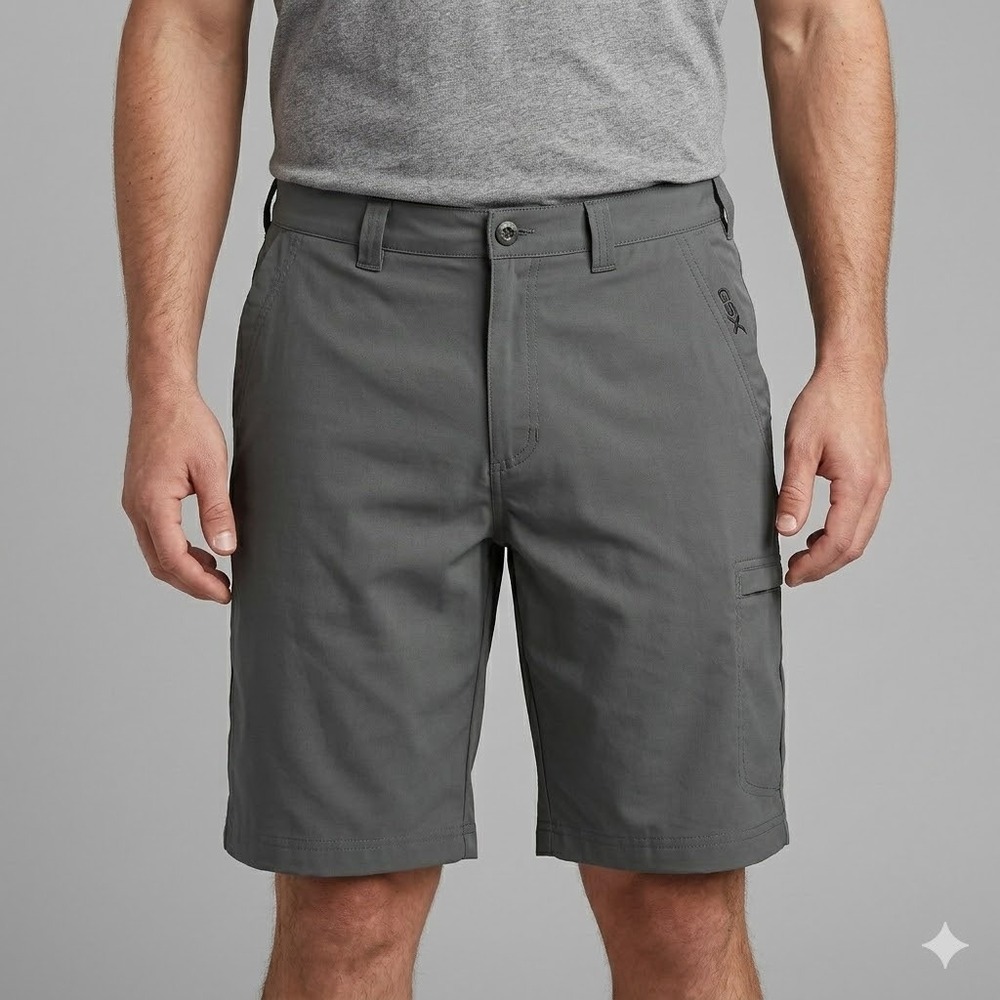 Gander‎ Mountain GSX Hiking Shorts Technical Grey 34